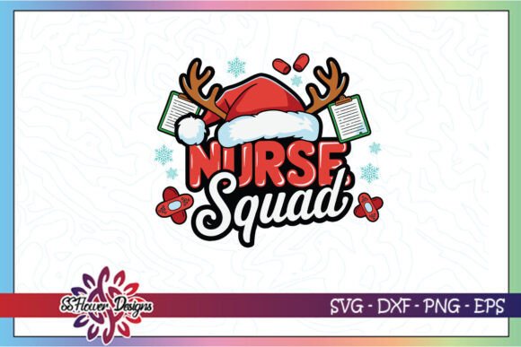 Nurse Squad SVG: Festive Graphics for Crafts