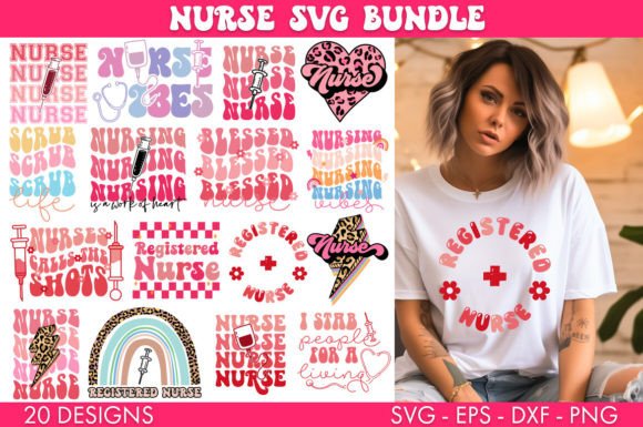 Nurse SVG Bundle: Graphics for Crafts & Blogs