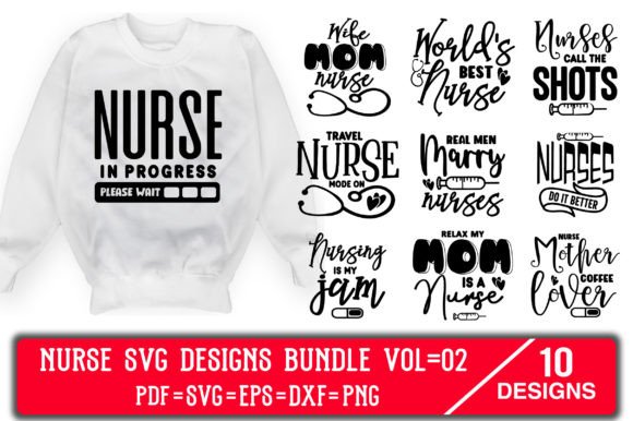 Nurse SVG Bundle: Premium Graphics for Crafts