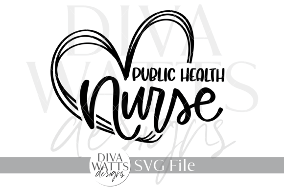 Public Health Nurse SVG: Graphics for Crafts & Brands