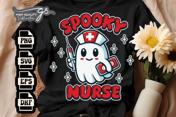 Retro Halloween Nurse SVG for Crafts and Graphics