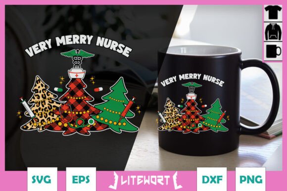 Review: Christmas Nurse Very Merry Nurse SVG for Embroidery
