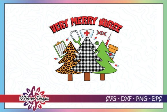 Review: Christmas Very Merry Nurse SVG for Holiday Stitching