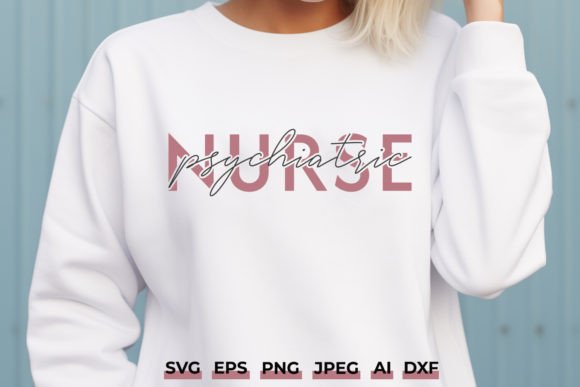 Review: Psychiatric Nurse SVG Mental Health Design