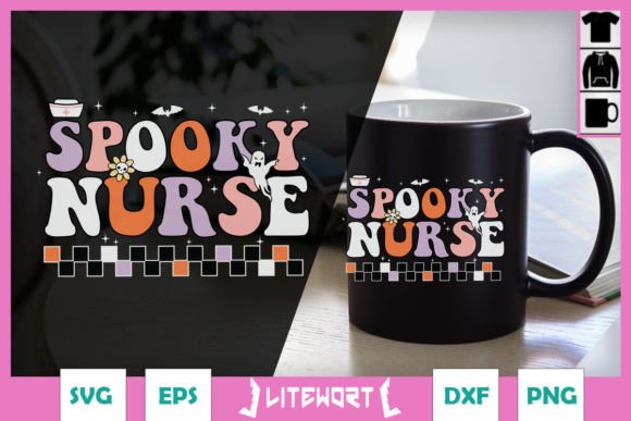 Spooky Nurse SVG: Bold Graphics for Crafts