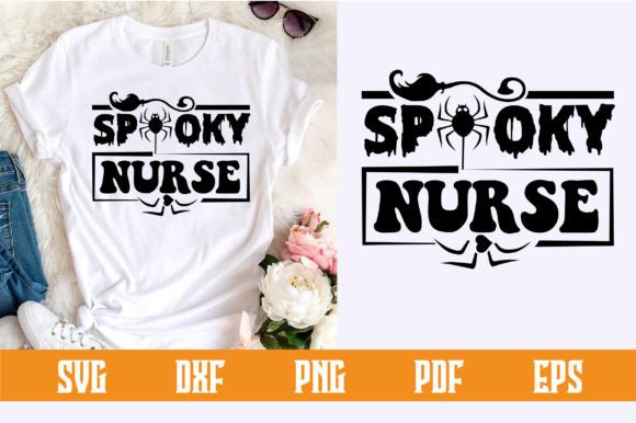 Spooky Nurse Svg Design: Graphics for Crafts